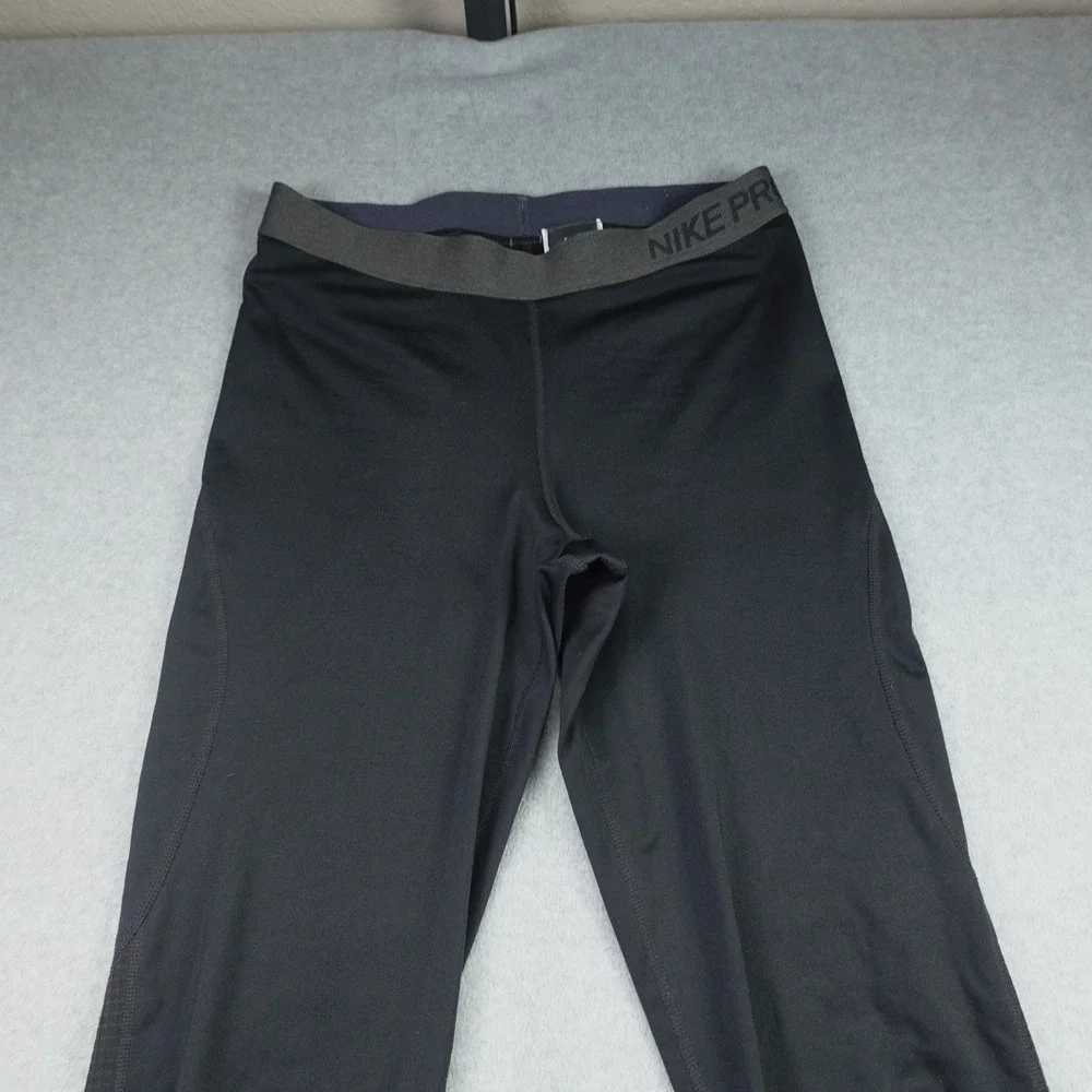 Nike Pro Leggings Womens Large Black Athletic Compression Dri-FIT Gym